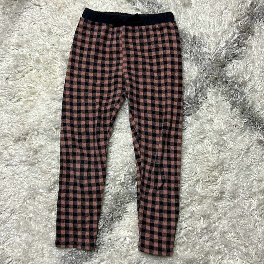 ZARA girl size 4T plaid pants